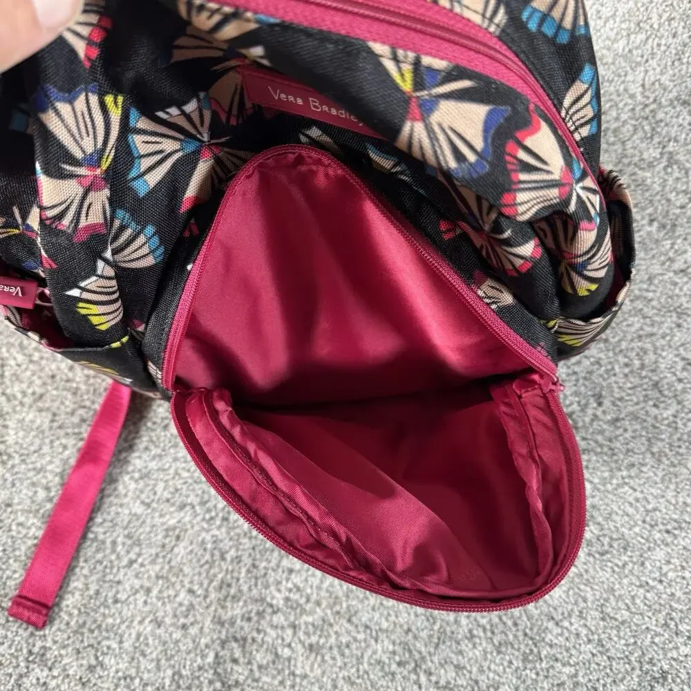 Vera Bradley Lighten Up Compact Essential Backpack Art Butterflies 23727-J80